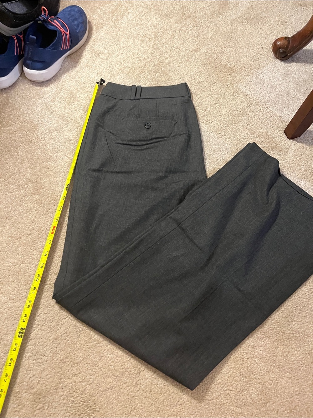 LOFT Charcoal Gray Women's Dress Trousers